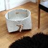 Xxl storage basket in wool felt