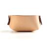 Leather basket - side